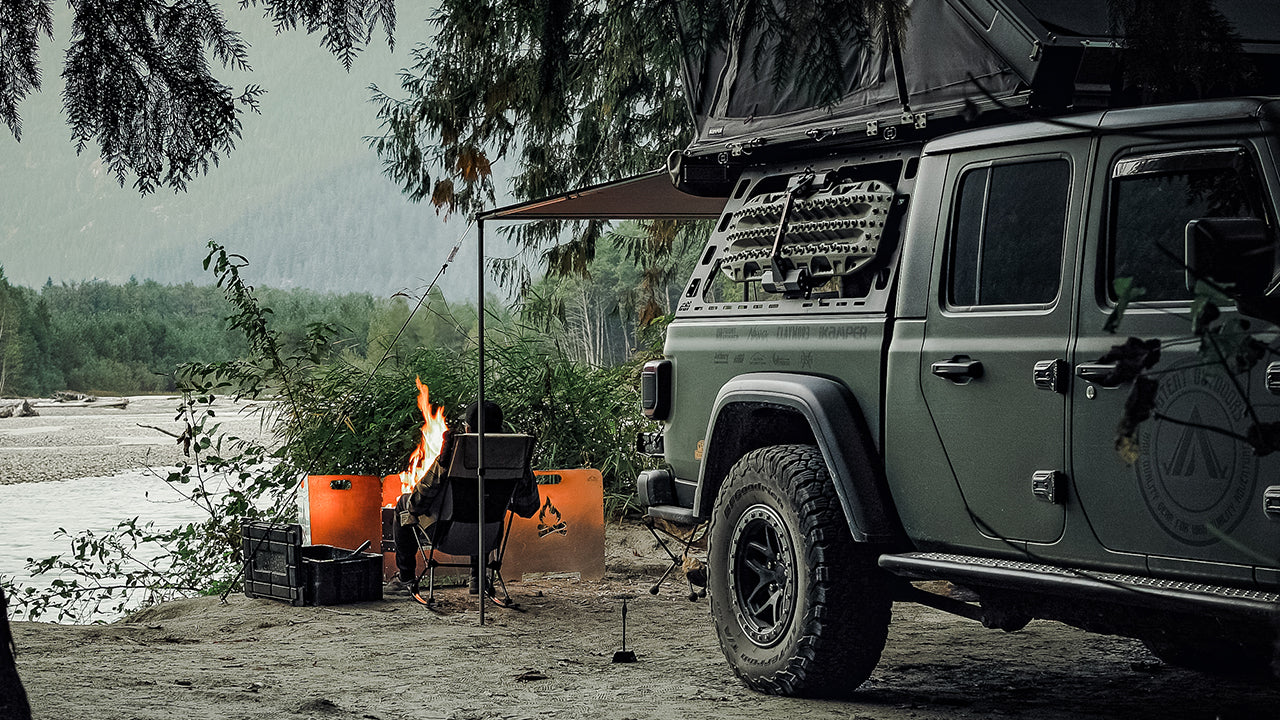 Ep. 3: Riverside Camping with Jeep Gladiator