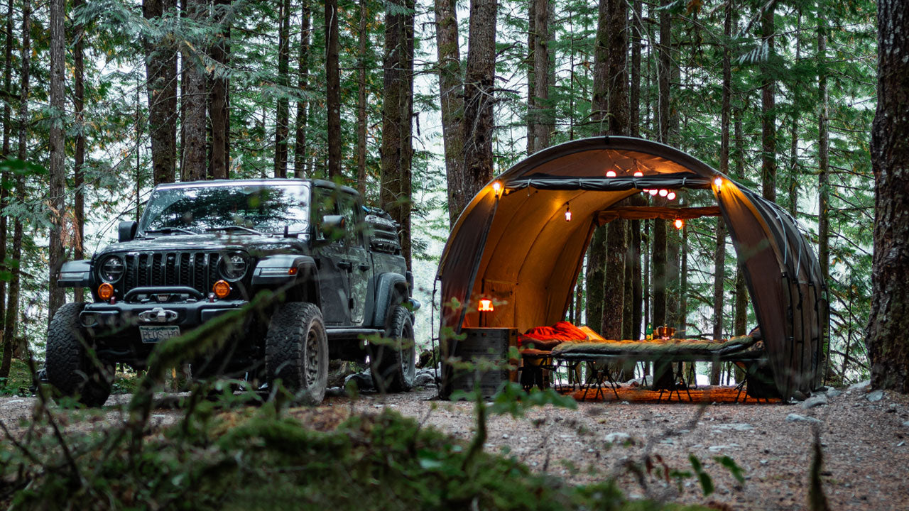 Ep. 14: Relax in the Forest - Summer Camping Getaway in the Cozy Shelter