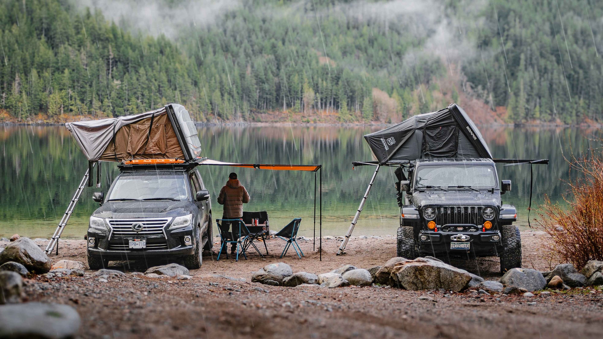 SilentFamily with Friends: Embracing Camping in the Rain