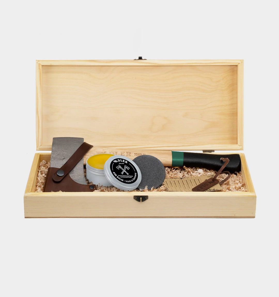 ADLER Hatchet Gift Set (incl. Wooden Box)