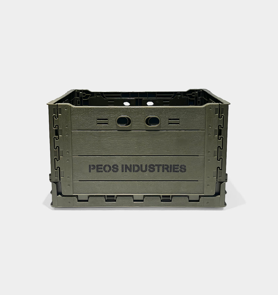 silentfamily / peos / peos industries / field box / camping essentials / Tactical Furniture / foldable / collapsible / stackable / versatile storage /  outdoor storage